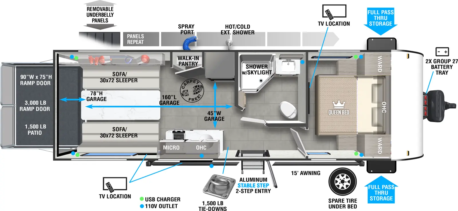 Wildwood Fsx 210RTK Floorplan